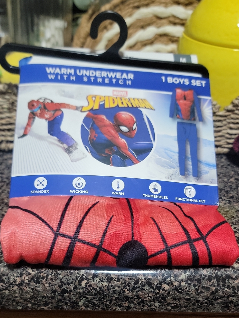 Spiderman Superhero Thermal Set Medium🕷❤️🕸
